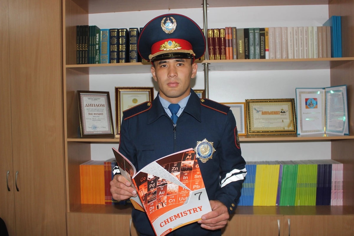 Полицей. Фото: ІІД бапсасөз қызметі