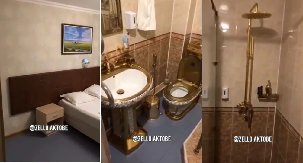 Ақтөбе қонақүйіндегі алтын унитаз елді таңғалдырды (фото)