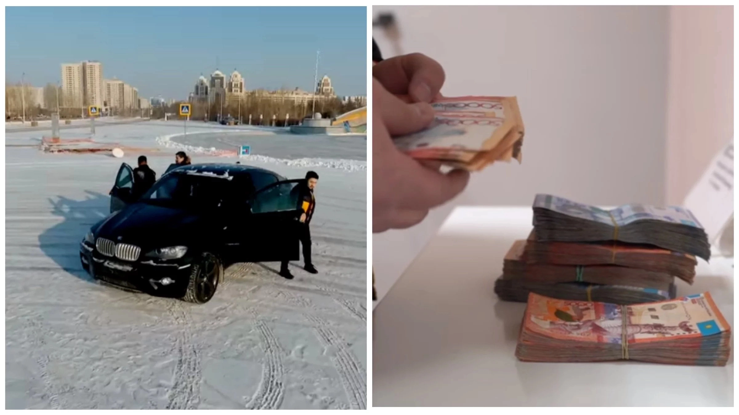 ПСЖ-ның жеңісіне сенген астаналық жігіт 2 млн теңгесі мен BMW X6 көлігінен айырылып қалды. Скриншот: YouTube / Айдын Түсіпов