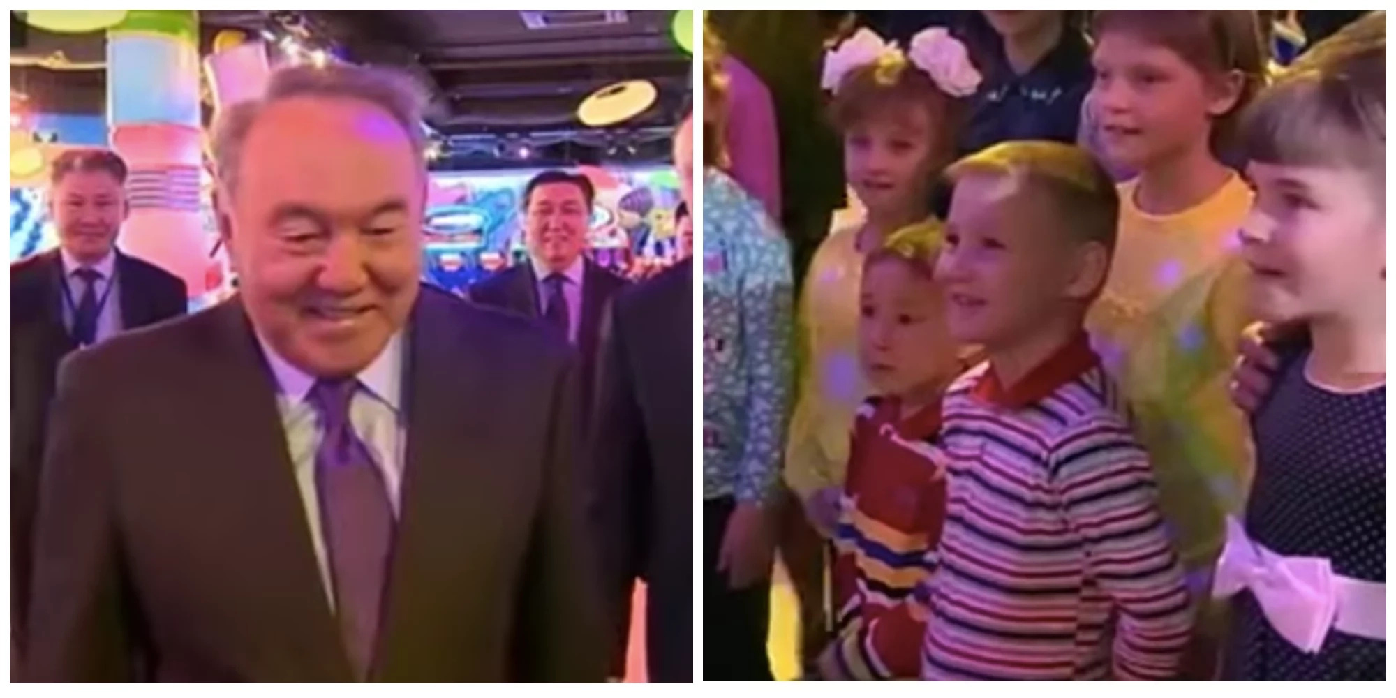 Назарбаев Қостанайдағы балалар үйінен өзінің "ізбасарын" тауып алды (фото)